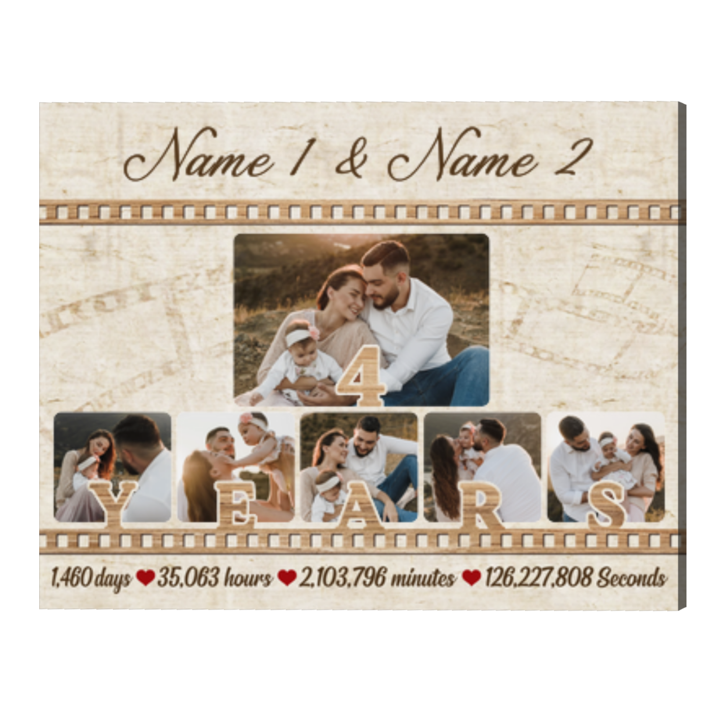 personalize-4th-year-anniversary-photo-collage-gift-custom-couple-name