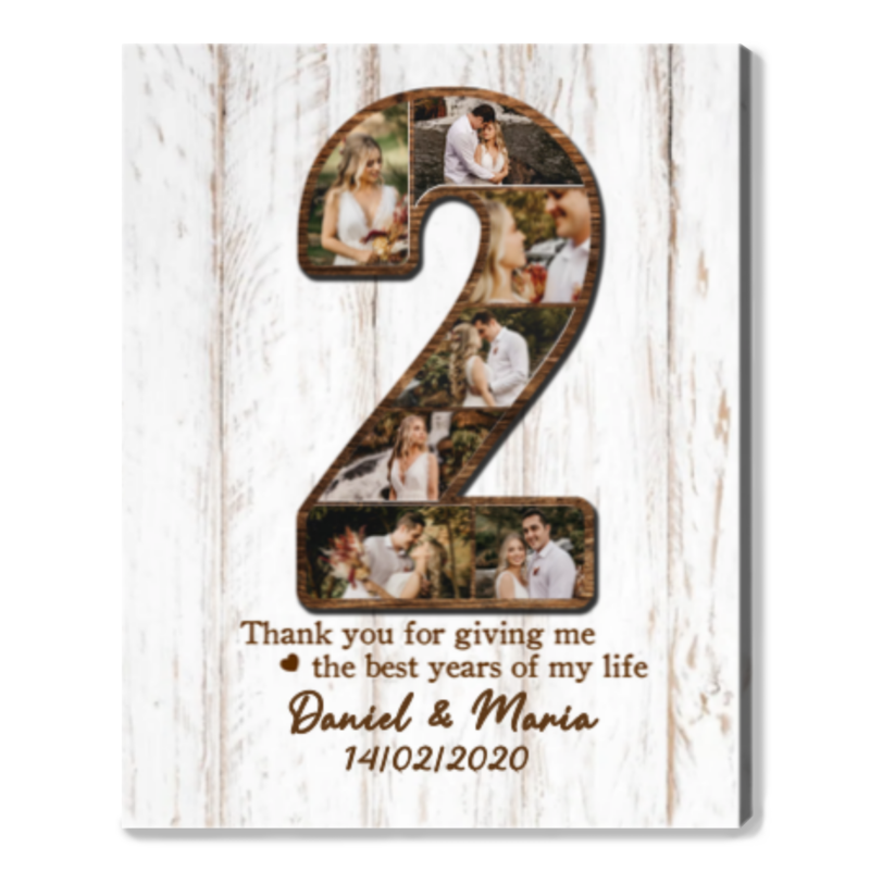 2nd Anniversary Gifts | 2 Year Anniversary Photo Gifts