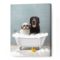 e39abe16 4944 11ed 83ba 0242ac120002 Custom Pet Portrait From Photo Pet In Bathtub Print Animal in Tub Funny Bathroom Art